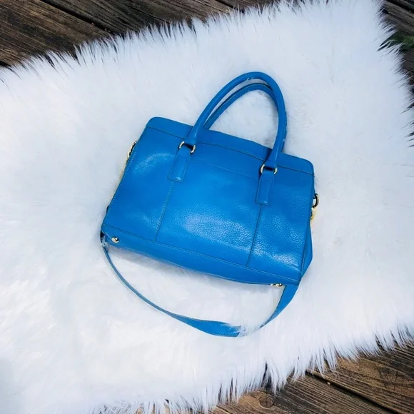 Emma Fox Blue Satchel - Picture 2 of 4